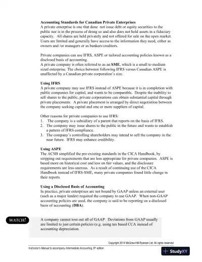 Intermediate Accounting Volume 1, Sixth Canadian Edition Lecture Notes - Page 4 preview image