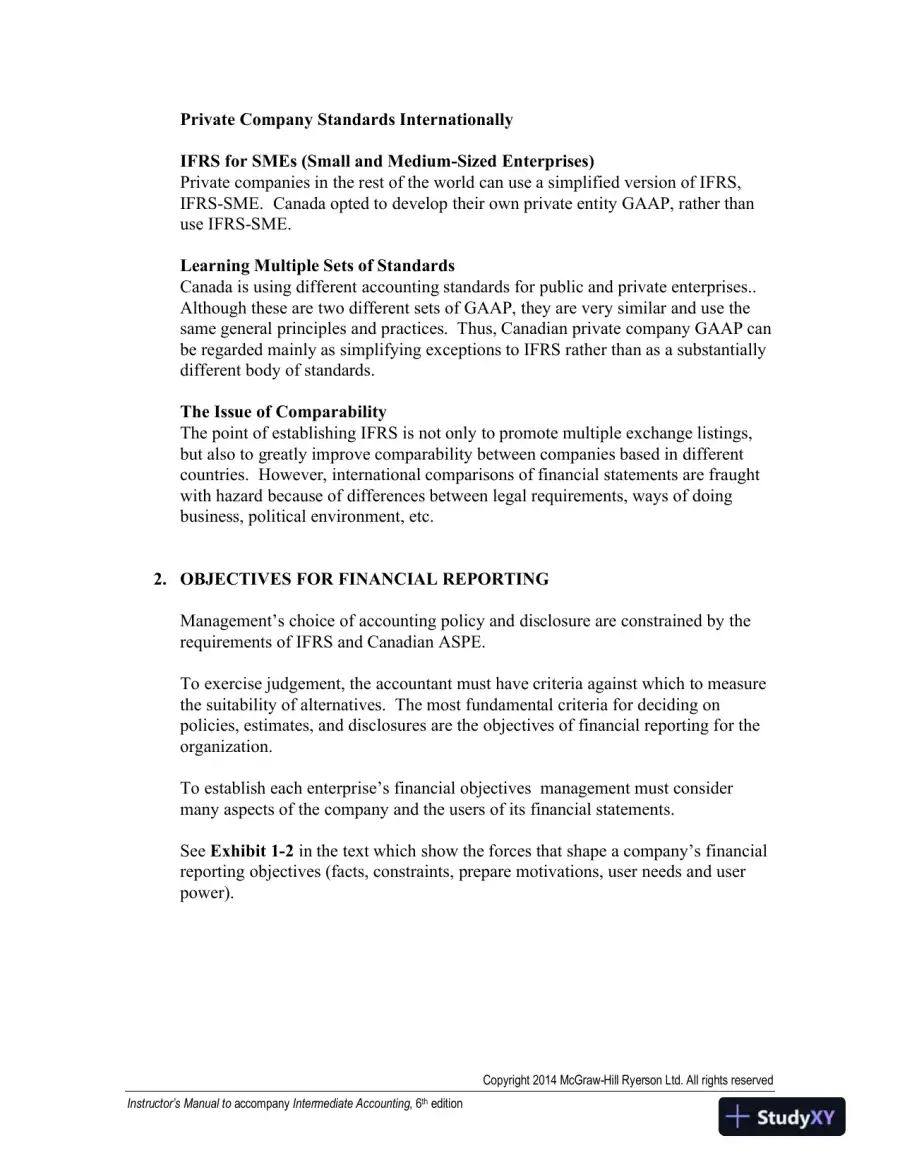 Intermediate Accounting Volume 1, Sixth Canadian Edition Lecture Notes, page 5