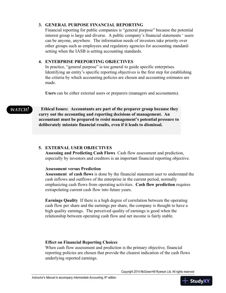 Intermediate Accounting Volume 1, Sixth Canadian Edition Lecture Notes, page 6
