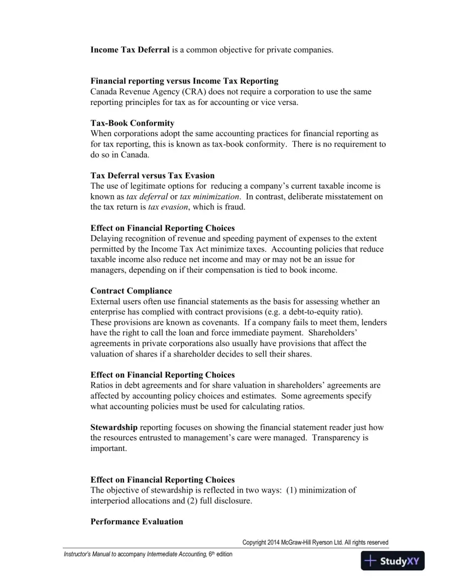 Intermediate Accounting Volume 1, Sixth Canadian Edition Lecture Notes, page 7
