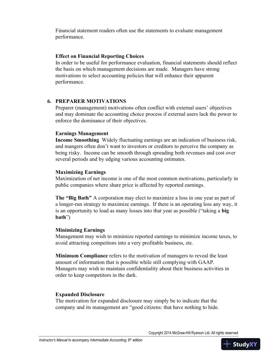 Intermediate Accounting Volume 1, Sixth Canadian Edition Lecture Notes, page 8