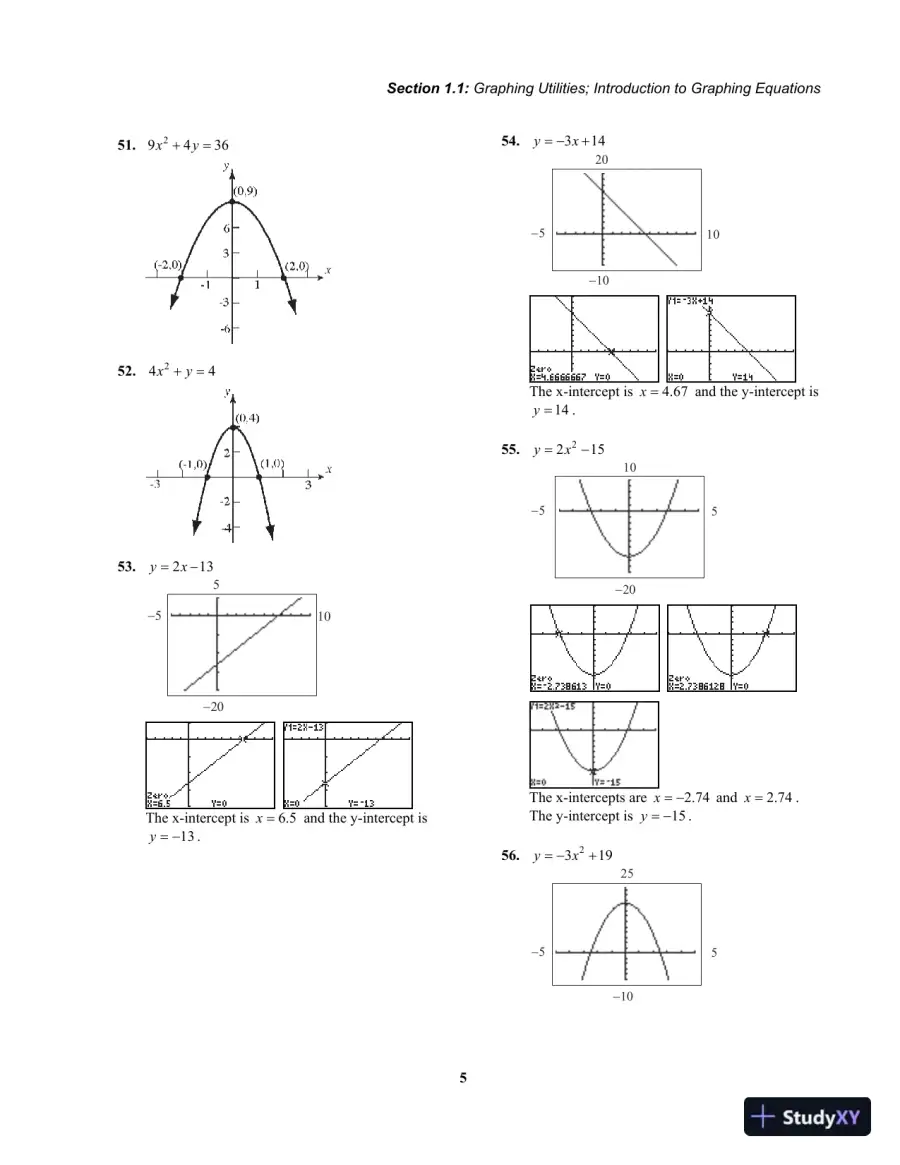 Solution Manual for Precalculus Enhanced with Graphing Utilities, 8th Edition, page 11