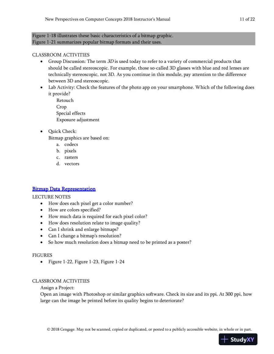 Lecture Notes for New Perspectives on Computer Concepts 2018: Comprehensive, 20th Edition, page 12