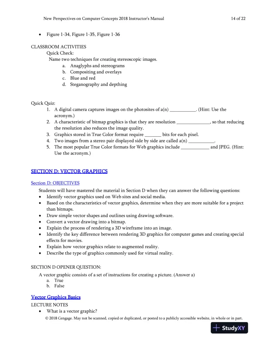 Lecture Notes for New Perspectives on Computer Concepts 2018: Comprehensive, 20th Edition, page 15