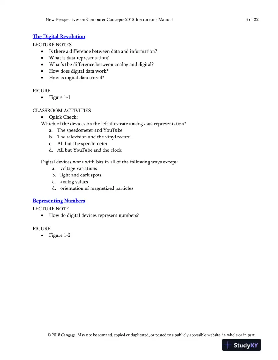 Lecture Notes for New Perspectives on Computer Concepts 2018: Comprehensive, 20th Edition, page 4