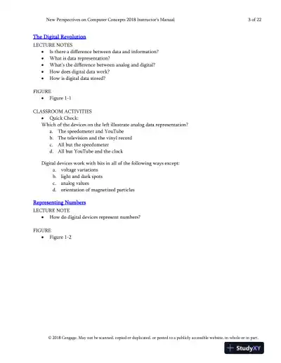 Lecture Notes for New Perspectives on Computer Concepts 2018: Comprehensive, 20th Edition - Page 4 preview image