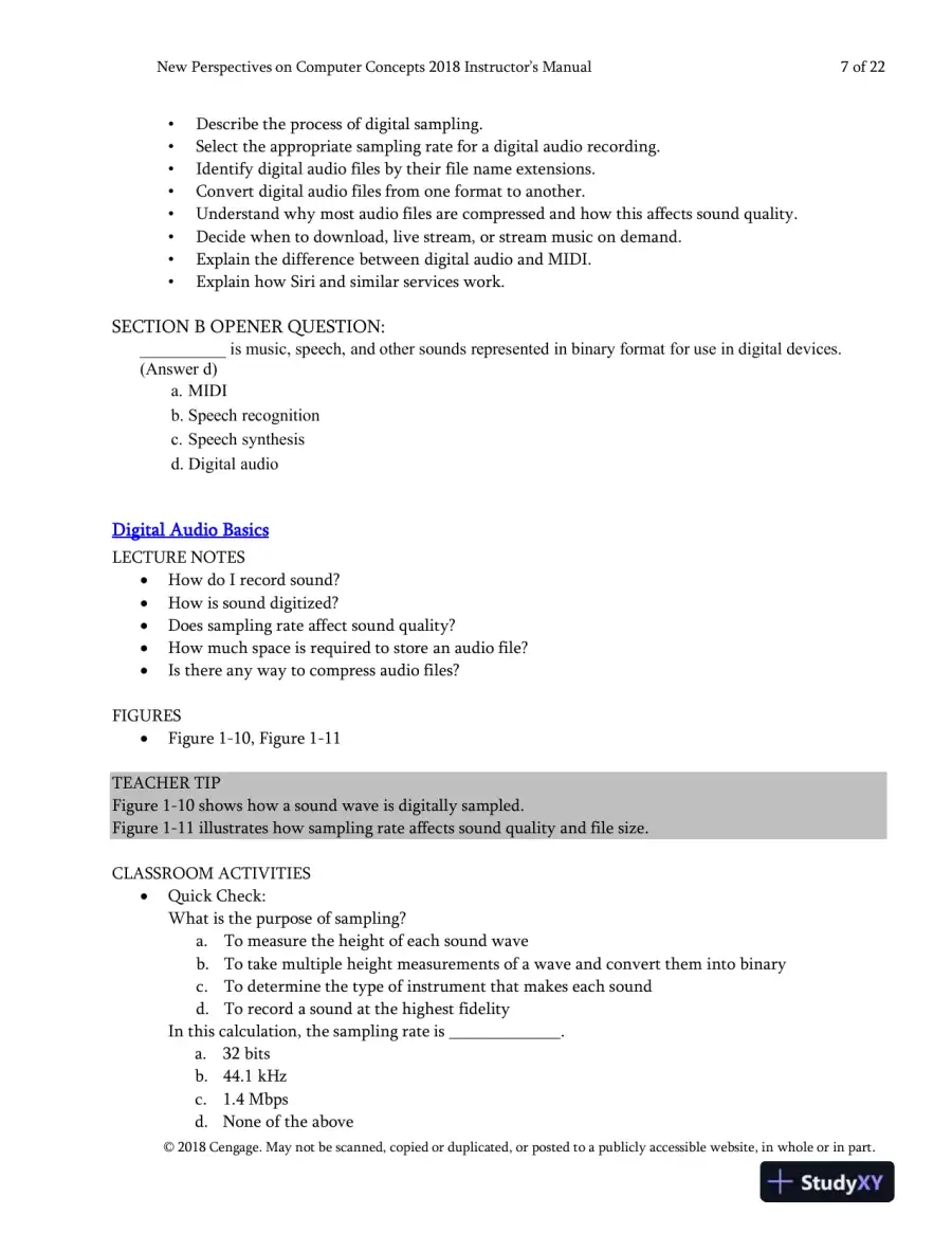 Lecture Notes for New Perspectives on Computer Concepts 2018: Comprehensive, 20th Edition, page 8
