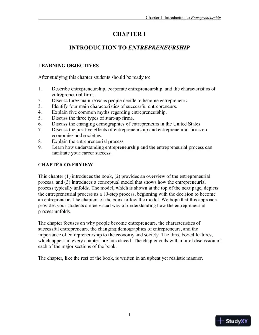 Entrepreneurship: Successfully Launching New Ventures, 6th Edition Solution Manual, page 19