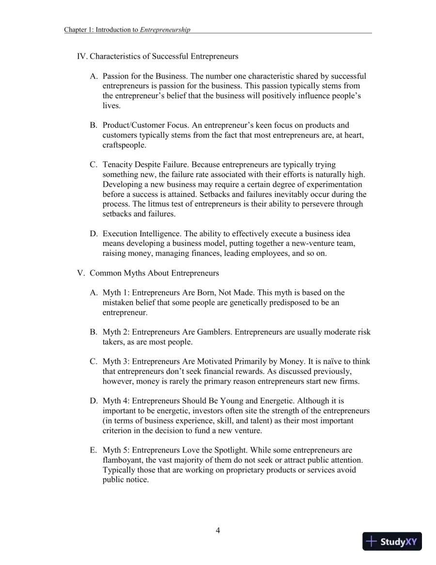 Entrepreneurship: Successfully Launching New Ventures, 6th Edition Solution Manual, page 22