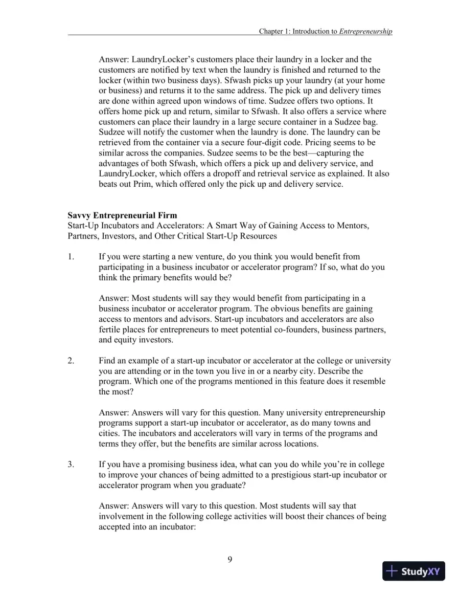 Entrepreneurship: Successfully Launching New Ventures, 6th Edition Solution Manual, page 27