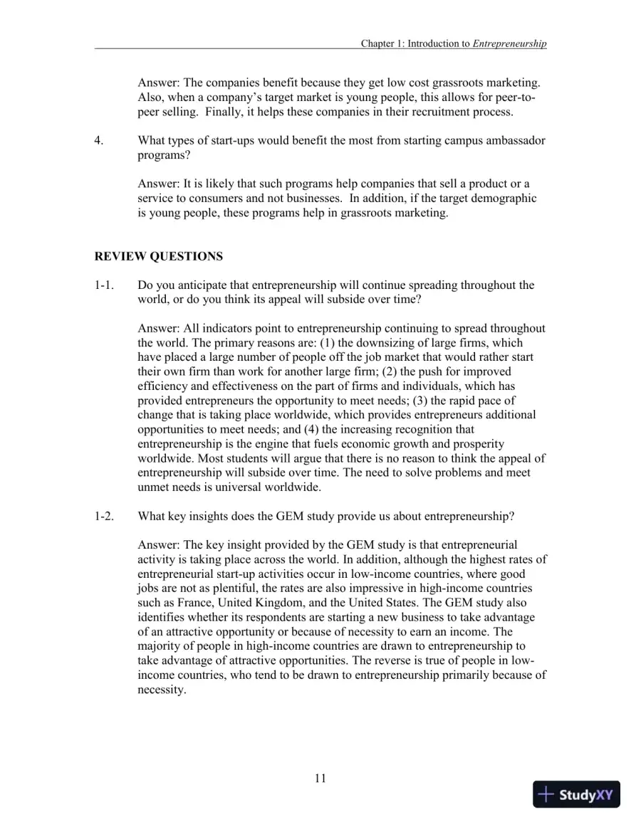 Entrepreneurship: Successfully Launching New Ventures, 6th Edition Solution Manual, page 29