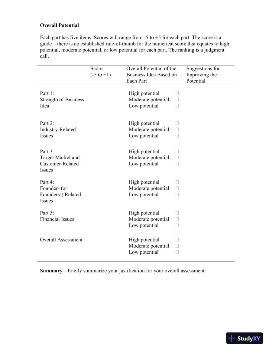 Entrepreneurship: Successfully Launching New Ventures, 6th Edition Solution Manual, page 5