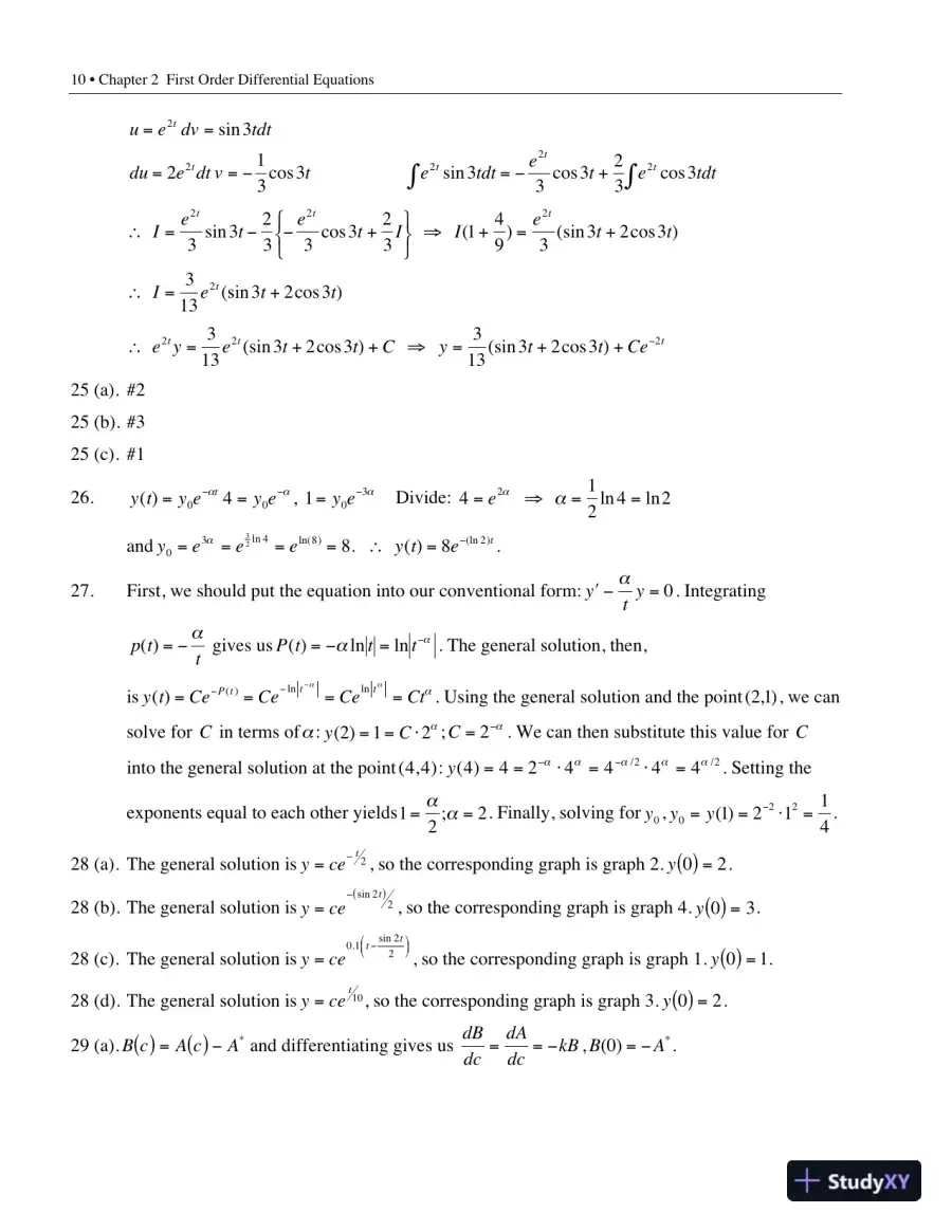 Solution Manual for Elementary Differential Equations with Boundary Value Problems, 2nd Edition, page 13