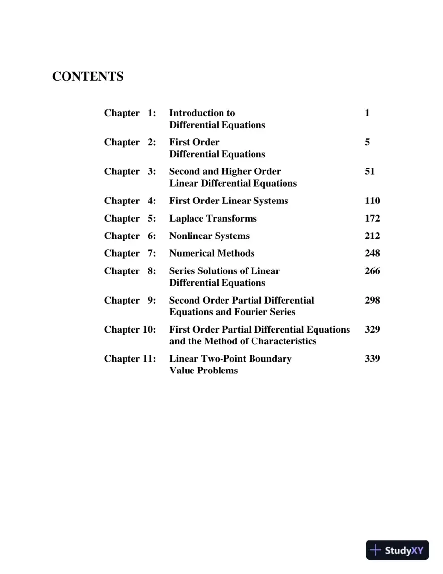 Solution Manual for Elementary Differential Equations with Boundary Value Problems, 2nd Edition, page 3