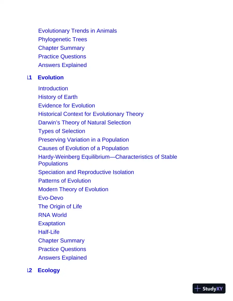 AP Biology: With 2 Practice Tests, 7th Edition (2020), page 13