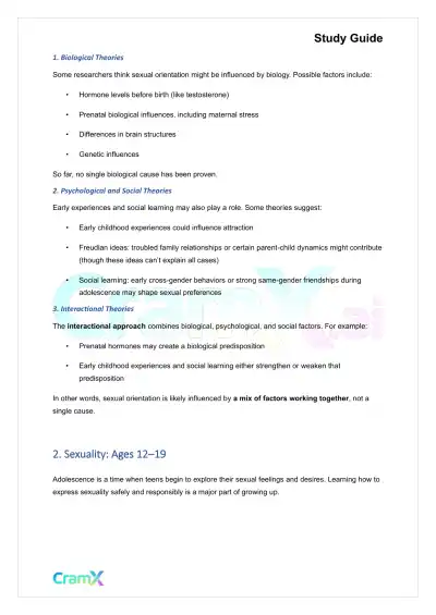 Developmental Psychology - Psychosocial Development Age 12–19 - Page 2 preview image