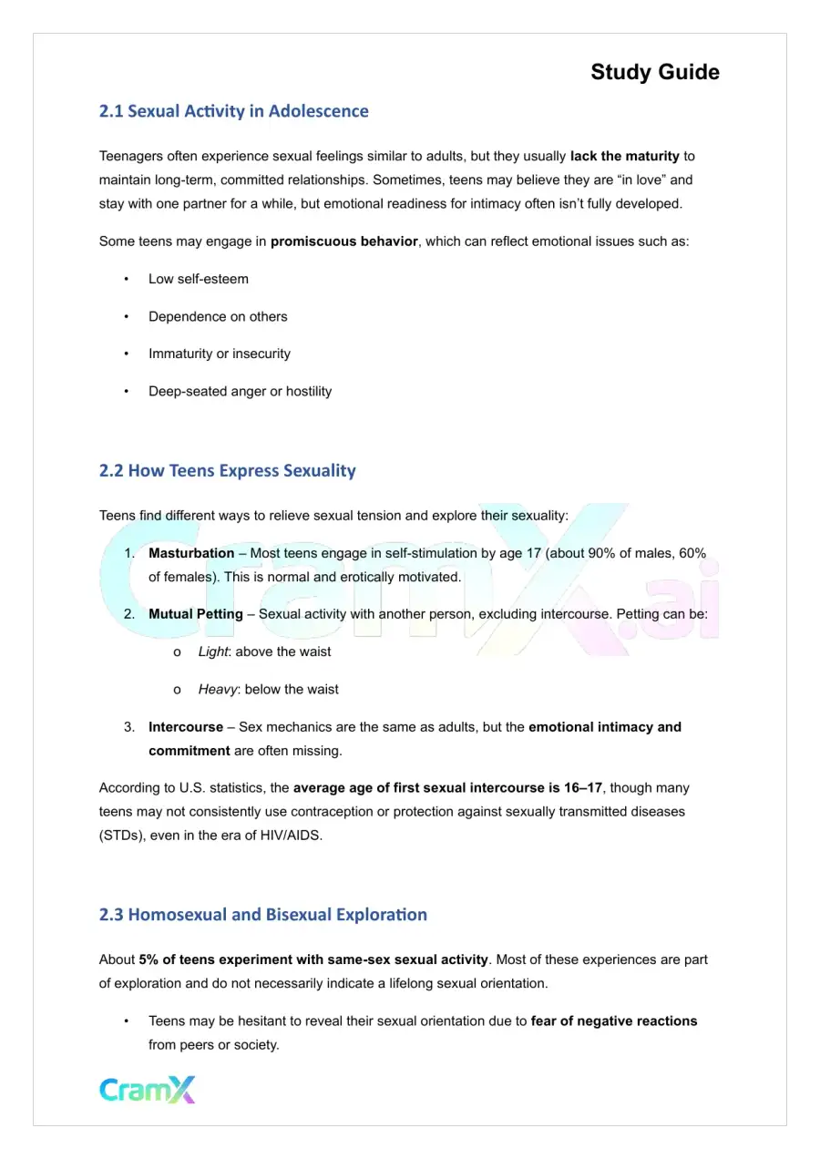 Developmental Psychology - Psychosocial Development  Age 12–19, page 3