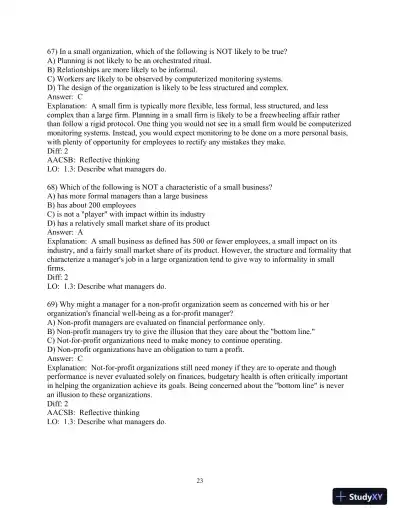 Test Bank for Fundamentals of Management , 10th Edition - Page 24 preview image