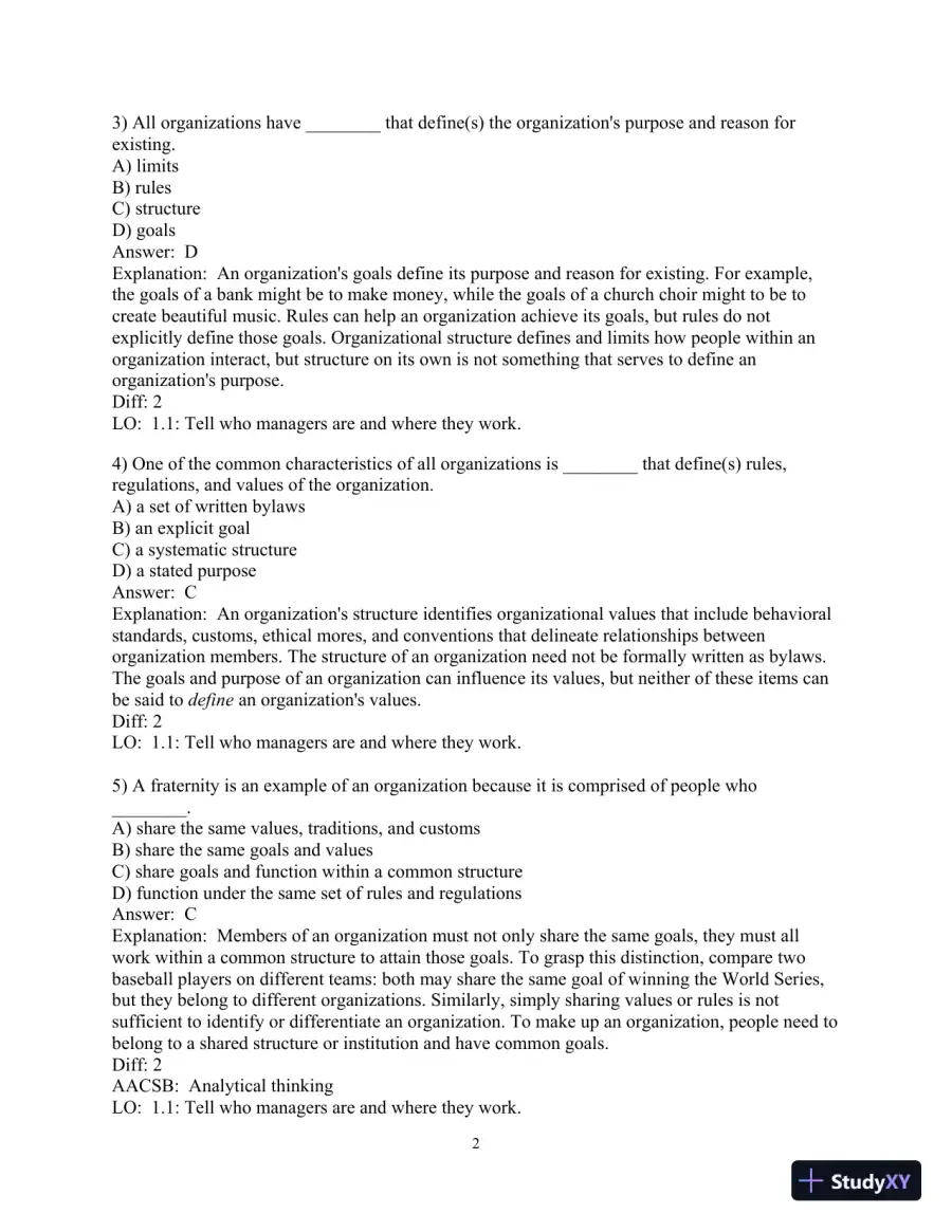 Test Bank for Fundamentals of Management , 10th Edition, page 3