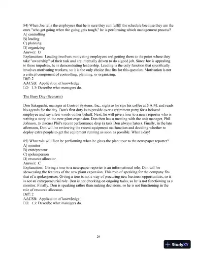 Test Bank for Fundamentals of Management , 10th Edition - Page 30 preview image