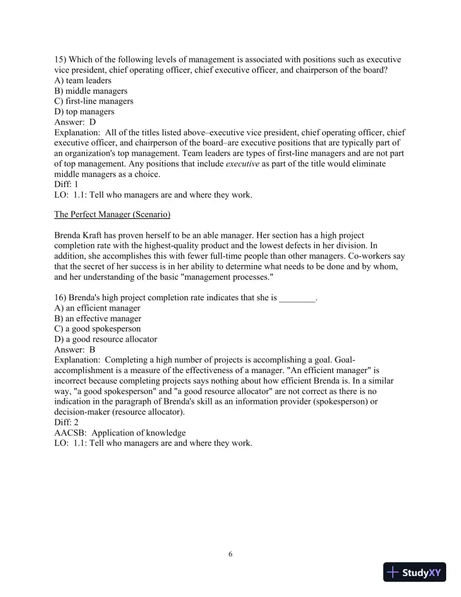 Test Bank for Fundamentals of Management , 10th Edition, page 7