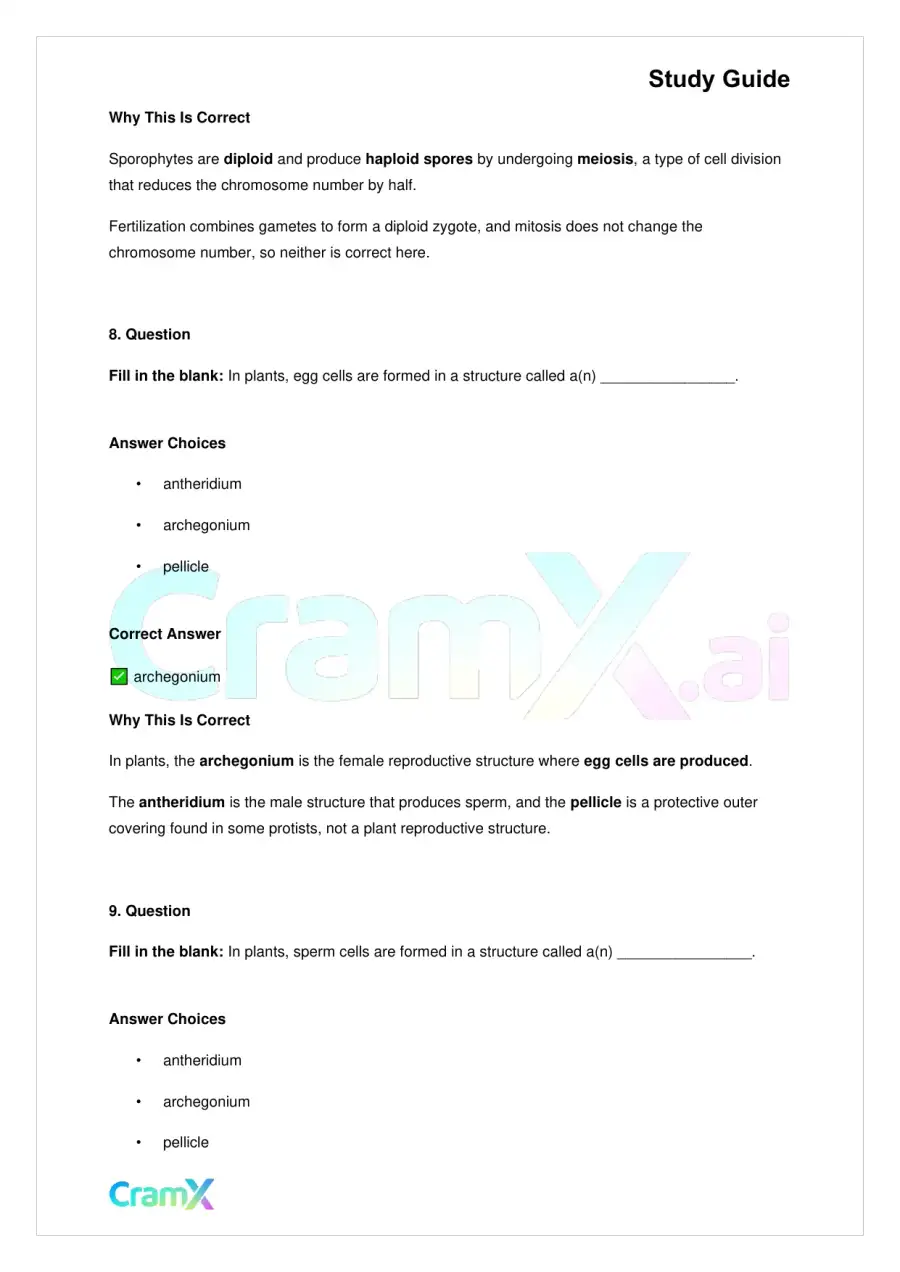 Biology - Plants Diversity and Reproduction, page 5