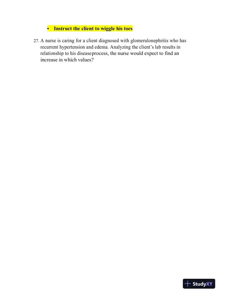 ATI Paediatrics Final Exam With Answers (99 Solved Questions), page 11