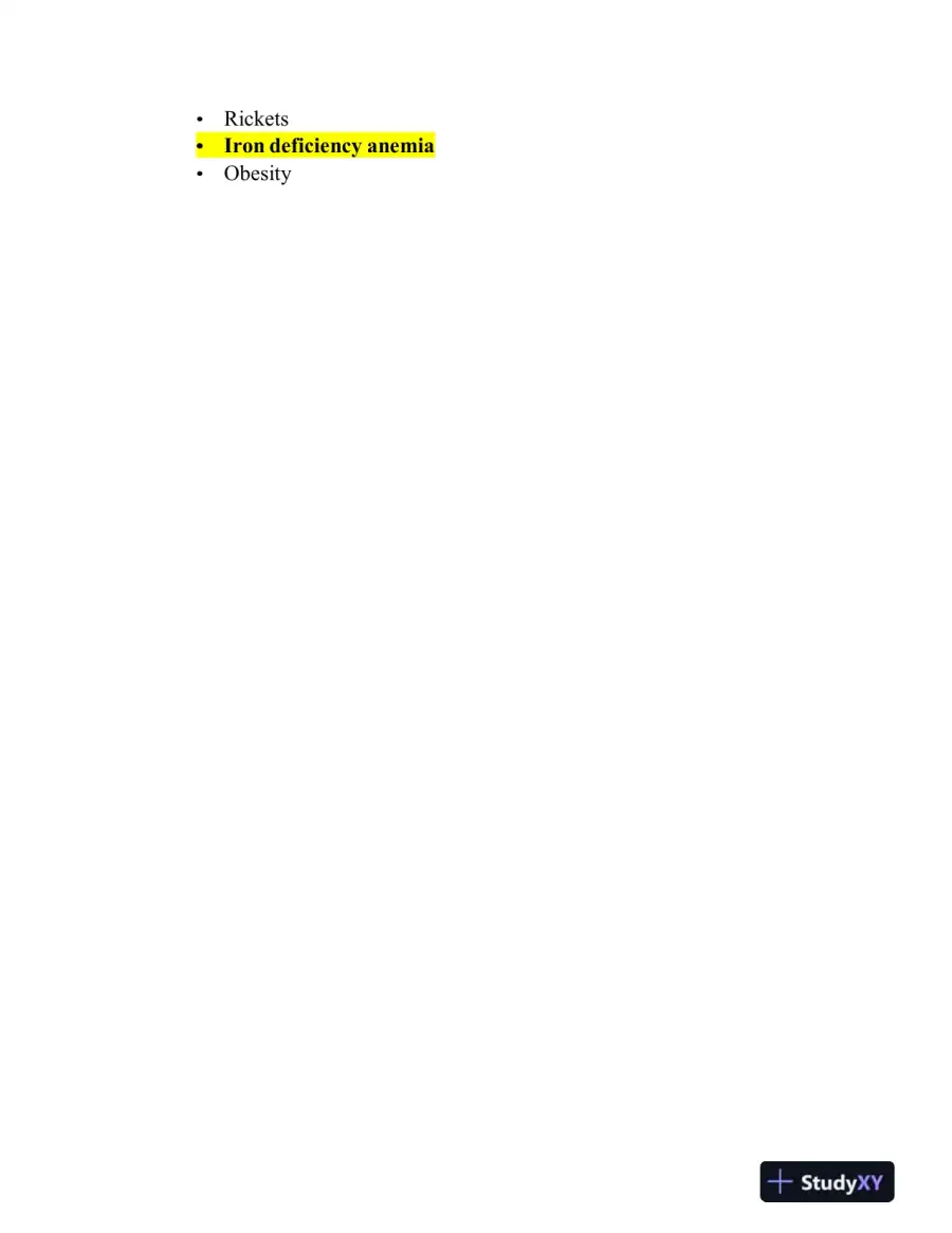 ATI Paediatrics Final Exam With Answers (99 Solved Questions), page 5