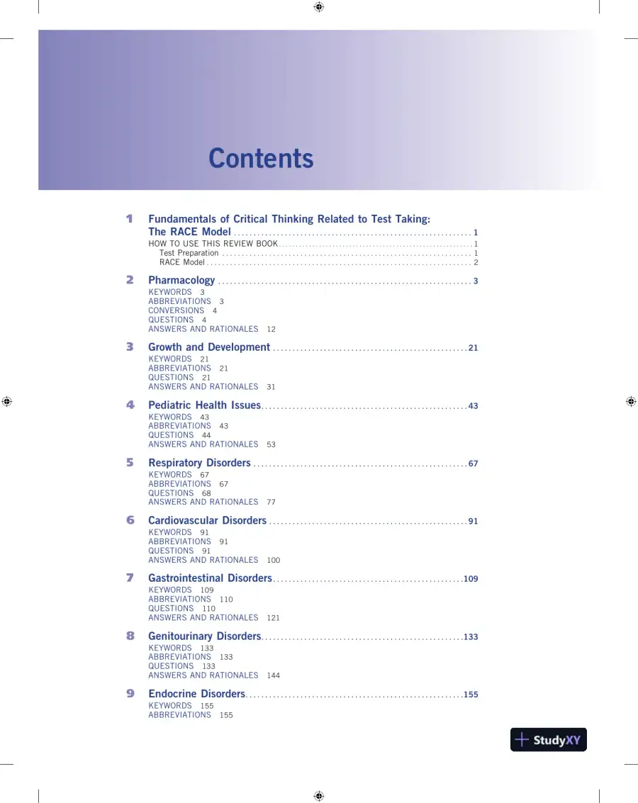 Pediatric Success : NCLEX-style QandA Review (2019), page 15