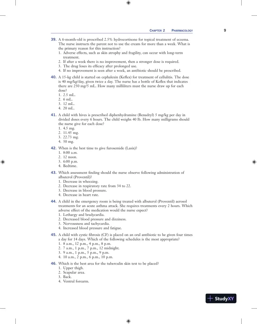 Pediatric Success : NCLEX-style QandA Review (2019), page 25