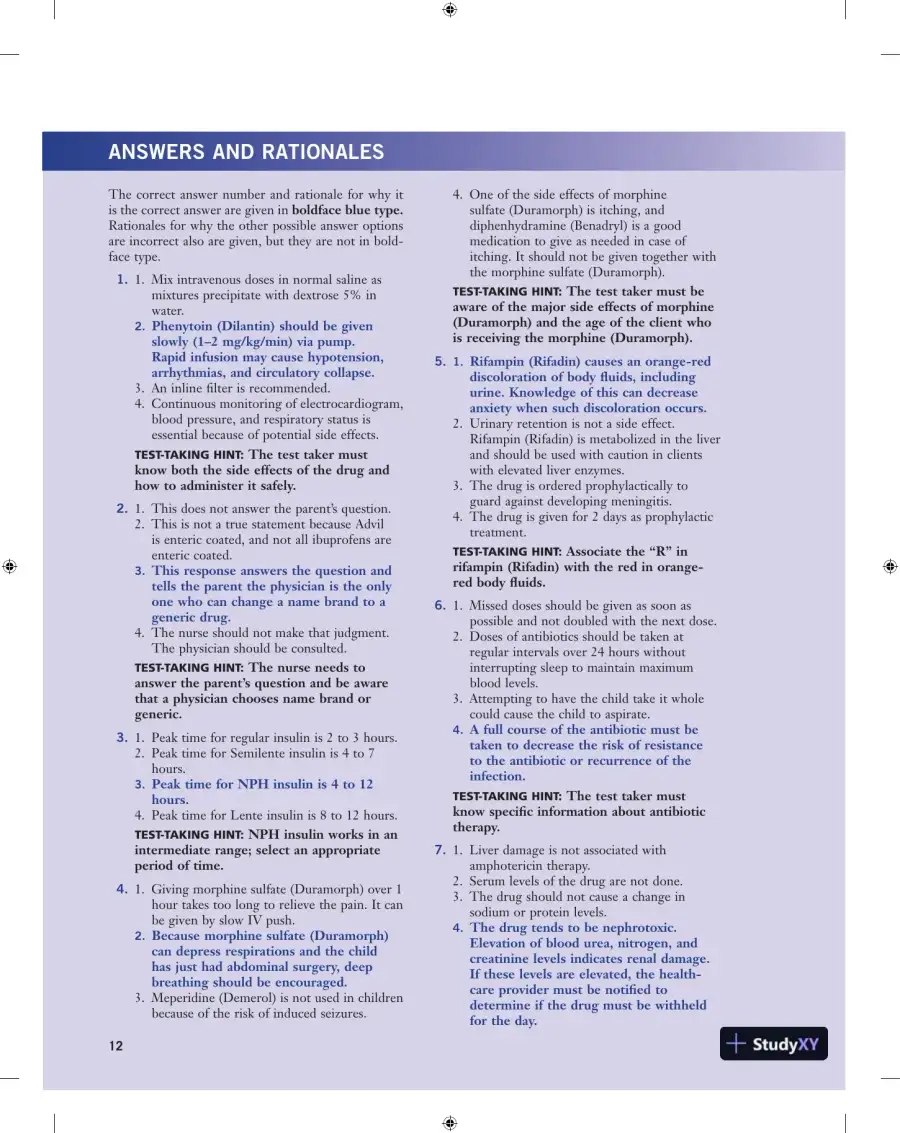 Pediatric Success : NCLEX-style QandA Review (2019), page 28