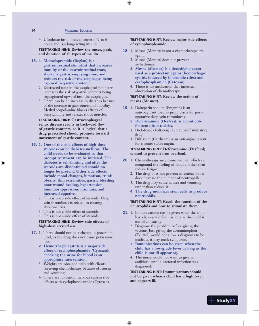 Pediatric Success : NCLEX-style QandA Review (2019), page 30