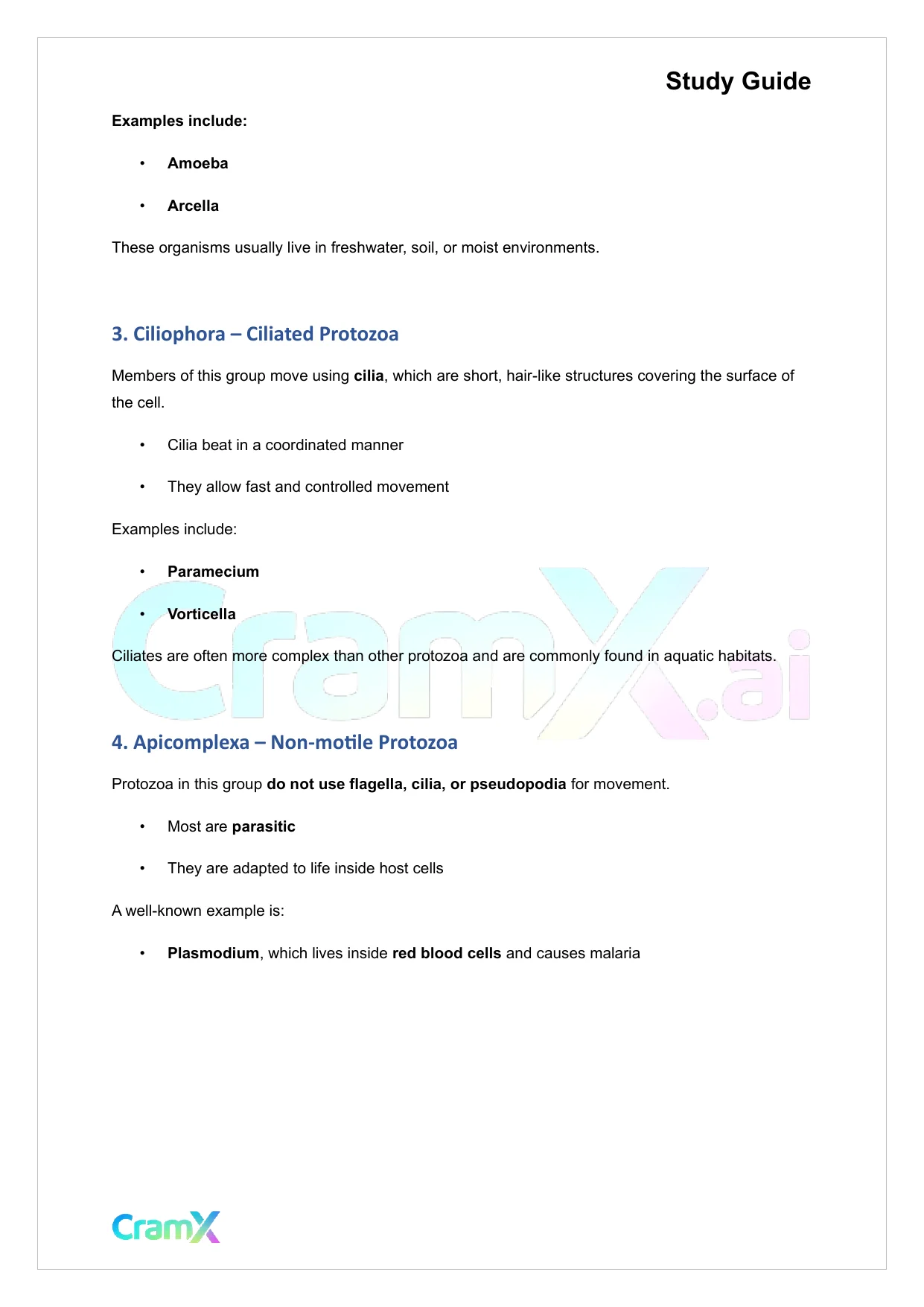 Microbiology - The Protozoa - Page 2 preview image