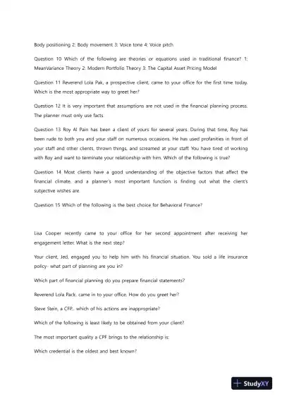 Liberty University BUSI352 Quiz 1 Complete Solutions Correct Answers Key - Page 3 preview image