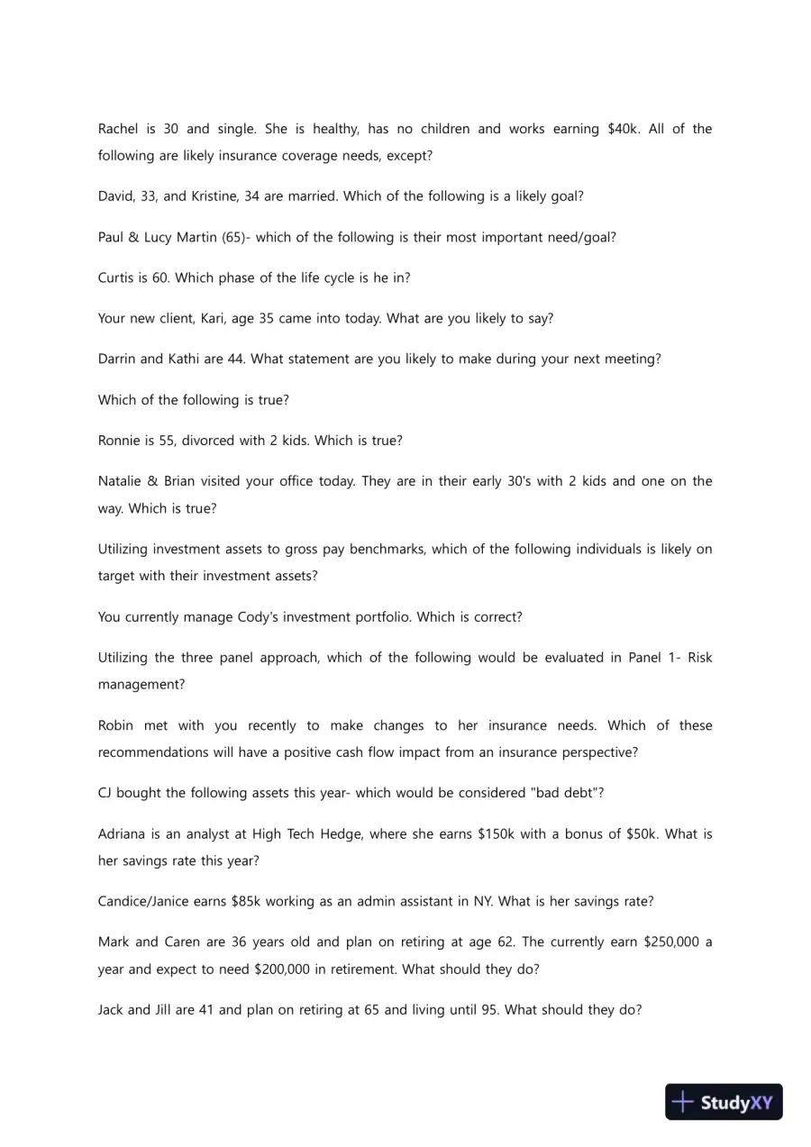 Liberty University BUSI352 Quiz 1 Complete Solutions Correct Answers Key, page 5