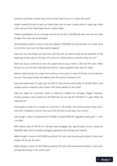 Liberty University BUSI352 Quiz 1 Complete Solutions Correct Answers Key - Page 7 preview image