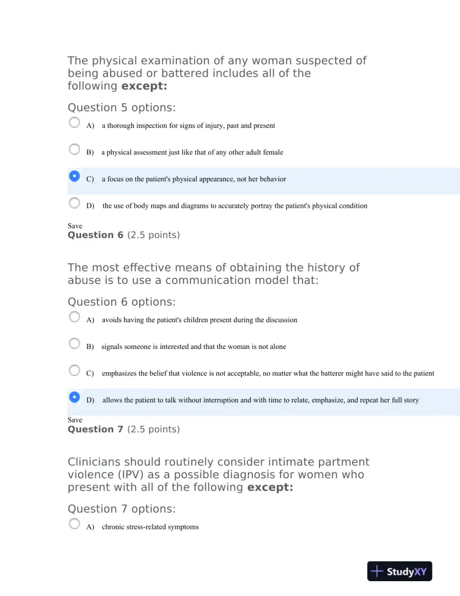 2020 NSG6430 Clinical Analysis Final Exam With Answers (100 Solved Questions), page 4