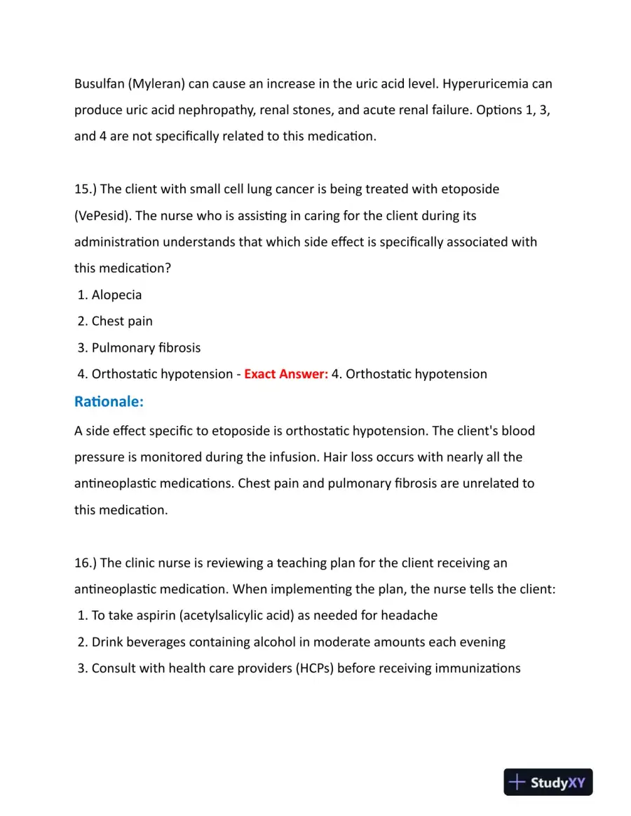 2023-2024 HESI Pharmacology Practice Question With Answers (245 Solved Questions), page 10