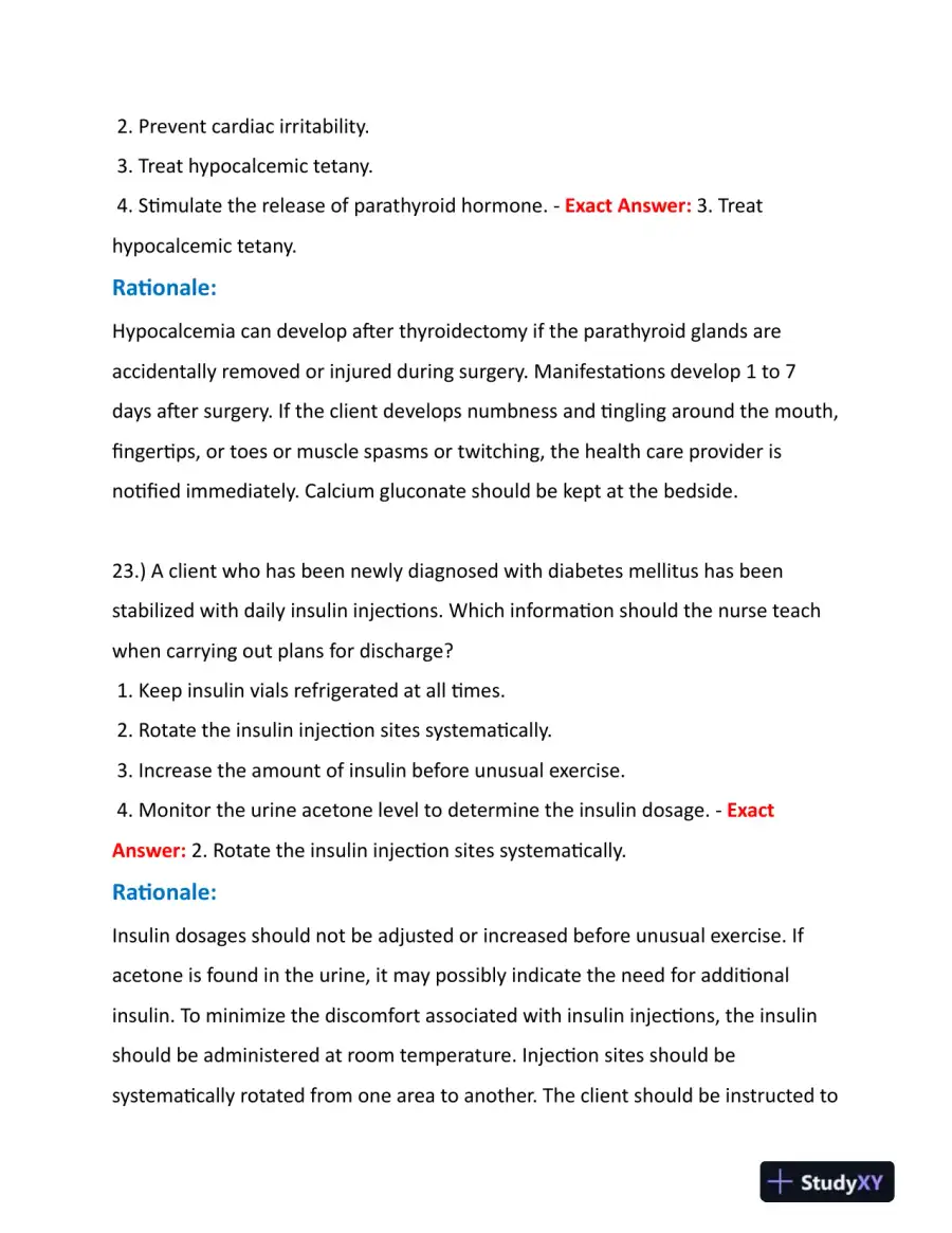 2023-2024 HESI Pharmacology Practice Question With Answers (245 Solved Questions), page 15