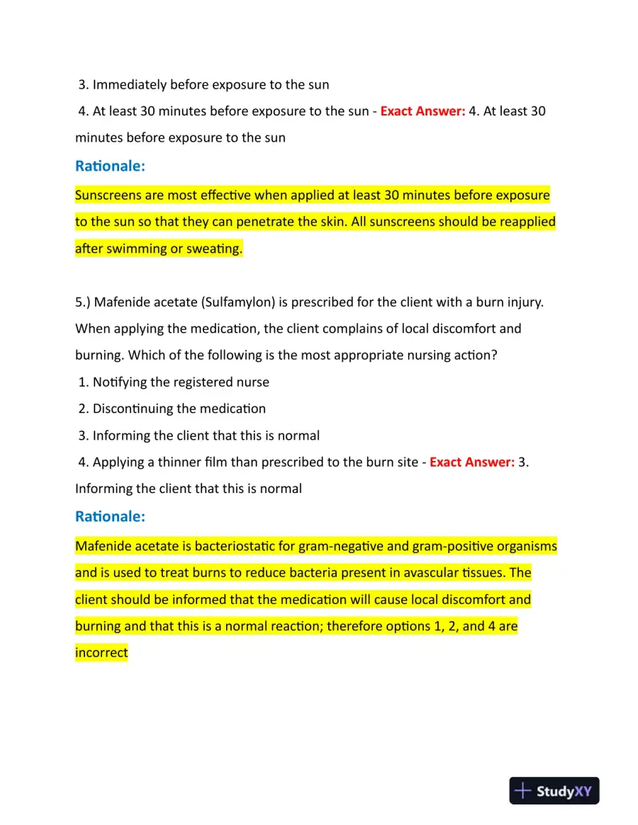 2023-2024 HESI Pharmacology Practice Question With Answers (245 Solved Questions), page 4