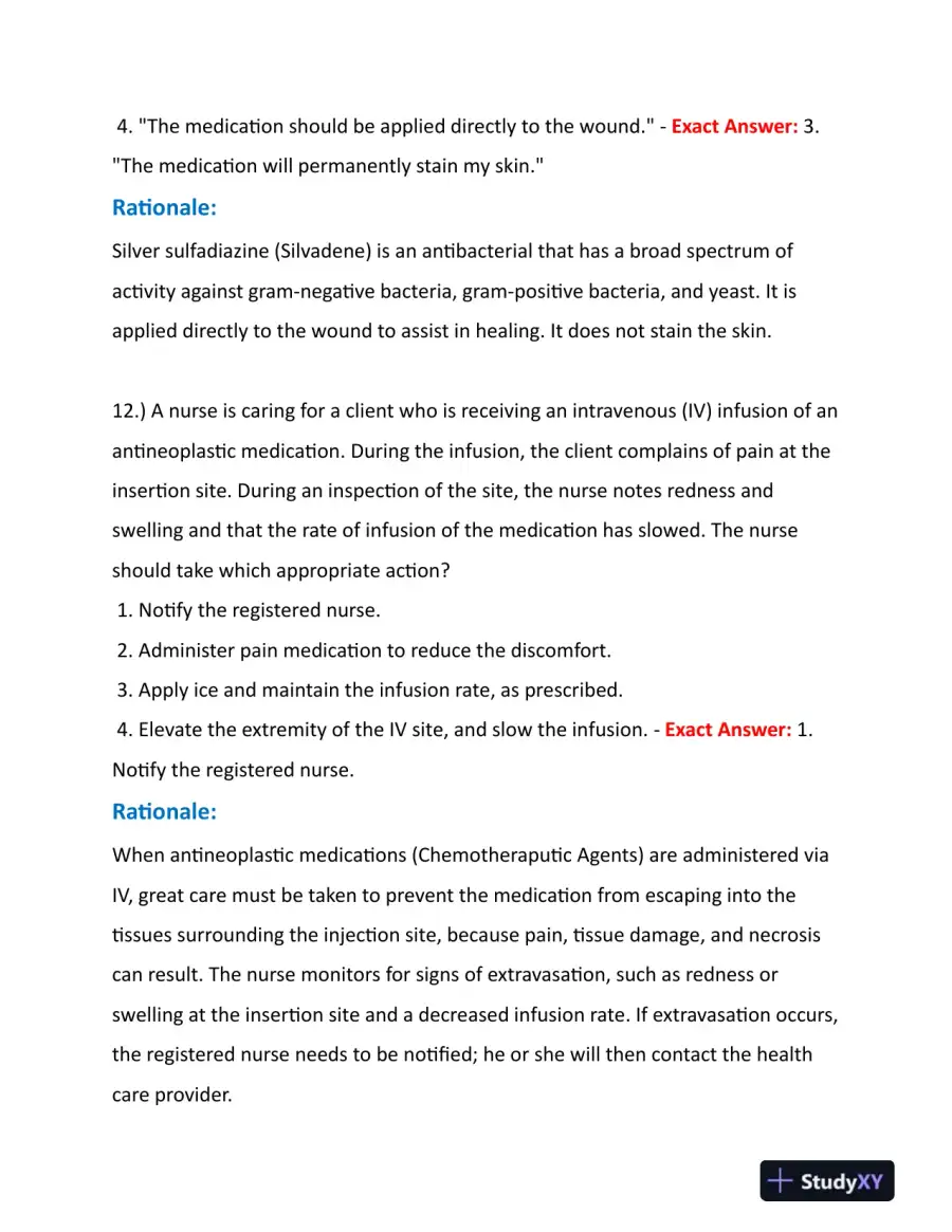 2023-2024 HESI Pharmacology Practice Question With Answers (245 Solved Questions), page 8