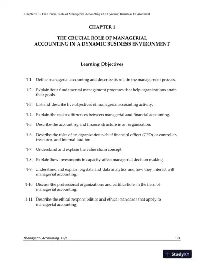 Lecture Notes For International Accounting, 5th Edition - Page 1 preview image