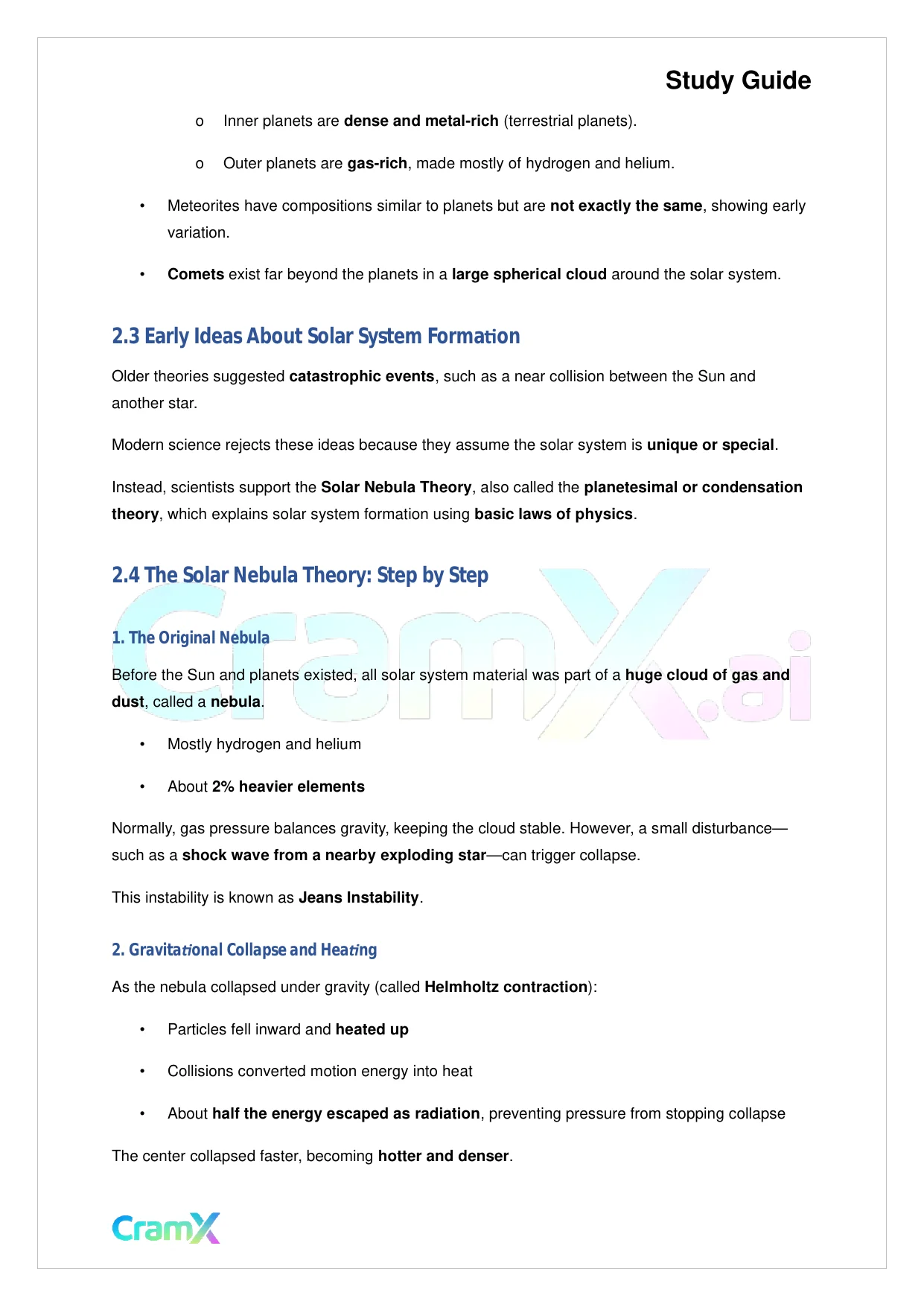Astronomy - The Solar System - Page 4 preview image
