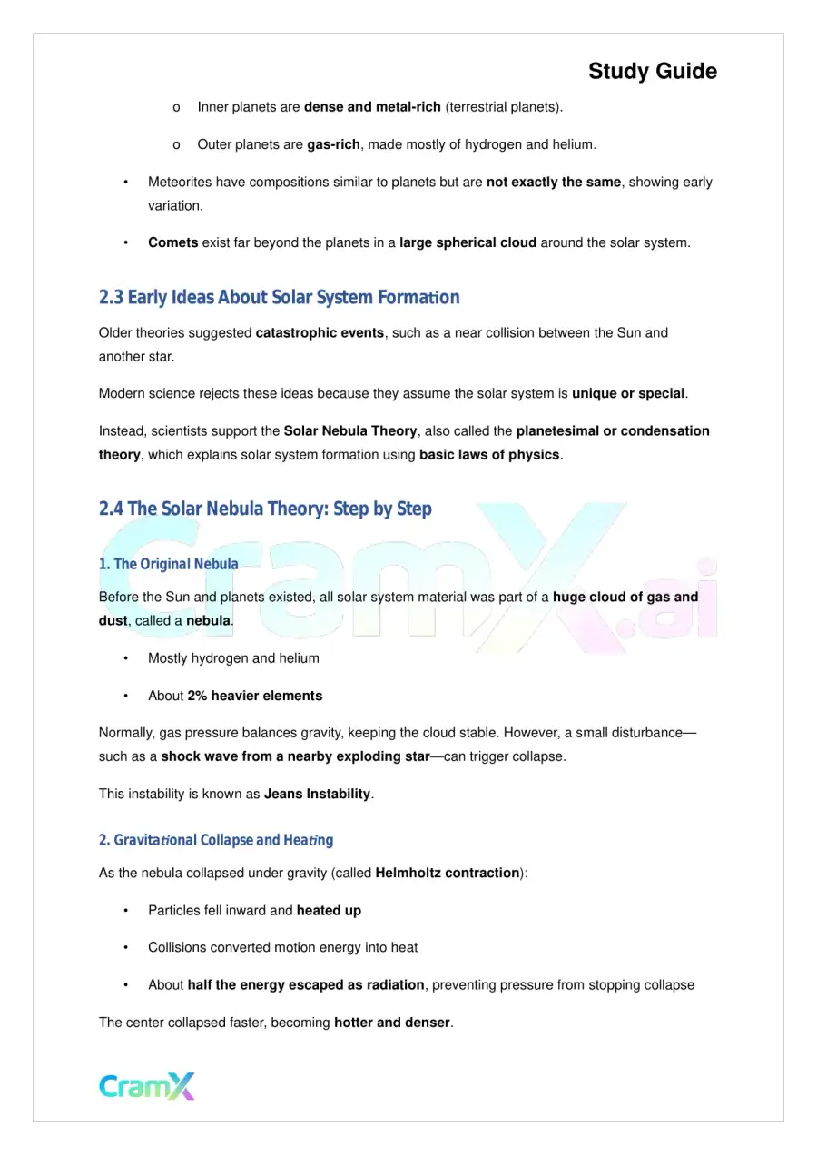 Astronomy - The Solar System, page 4