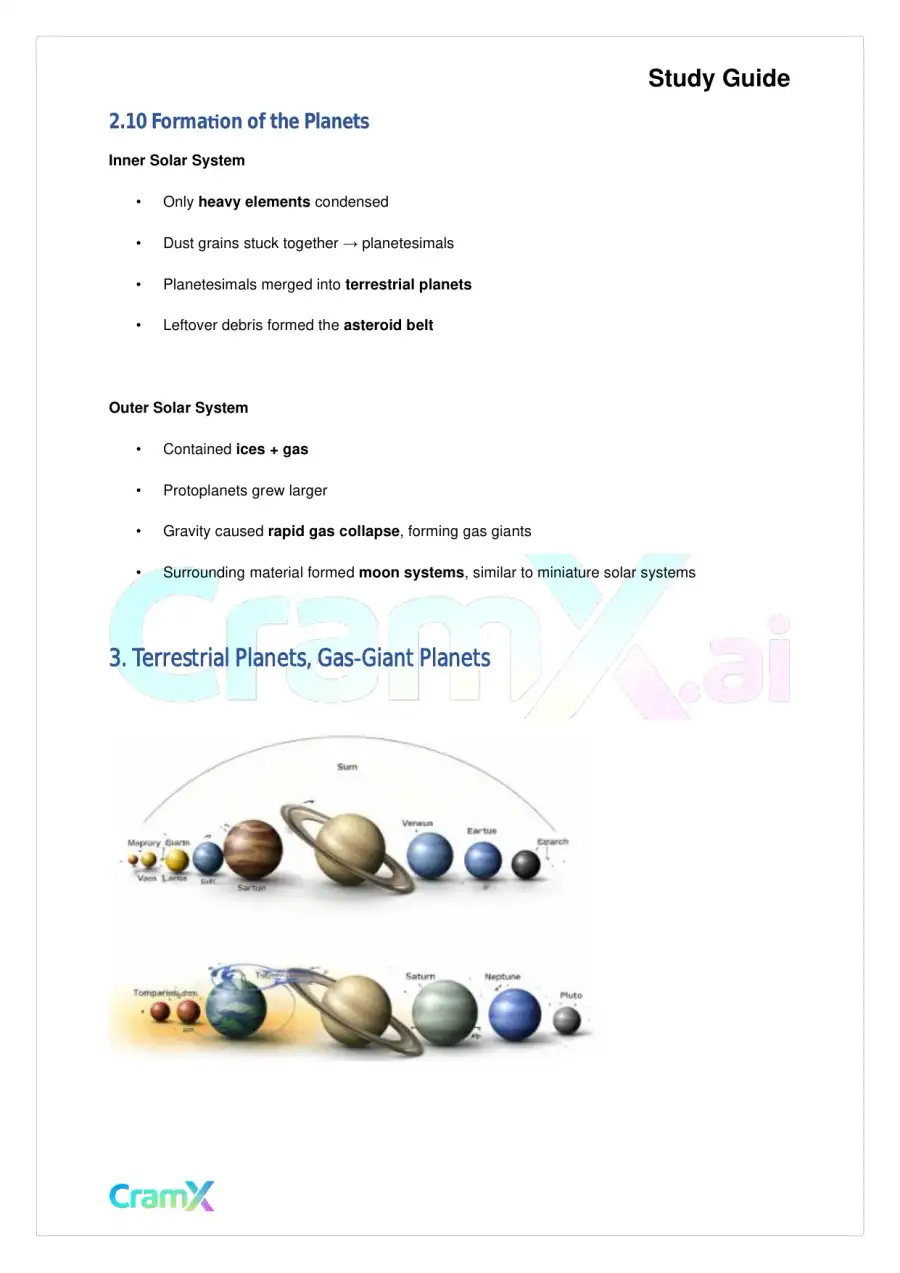 Astronomy - The Solar System, page 7