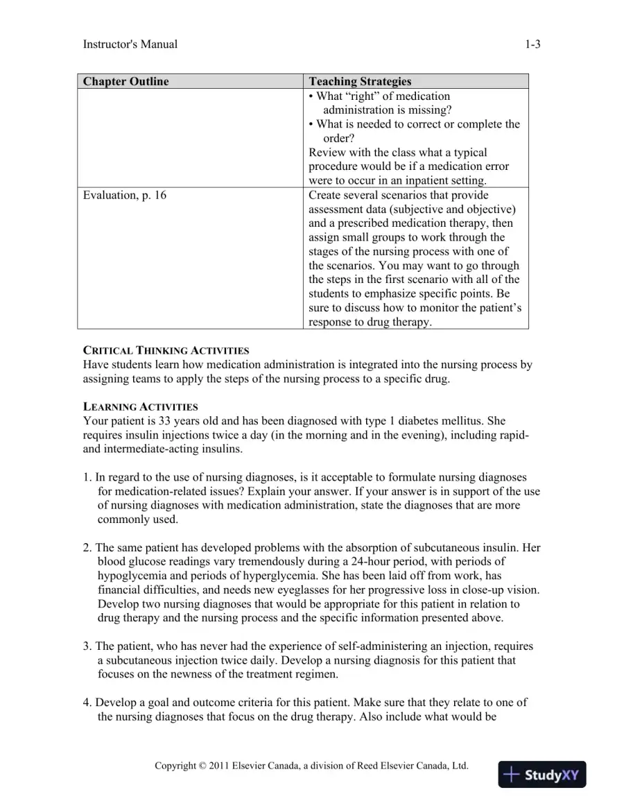 Pharmacology For Canadian Health Care Practice, 2nd Canadian Edition Class Notes, page 4