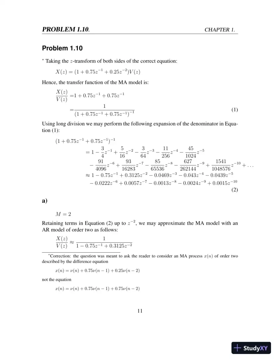 Solution Manual for Adaptive Filter Theory, 5th Edition, page 15