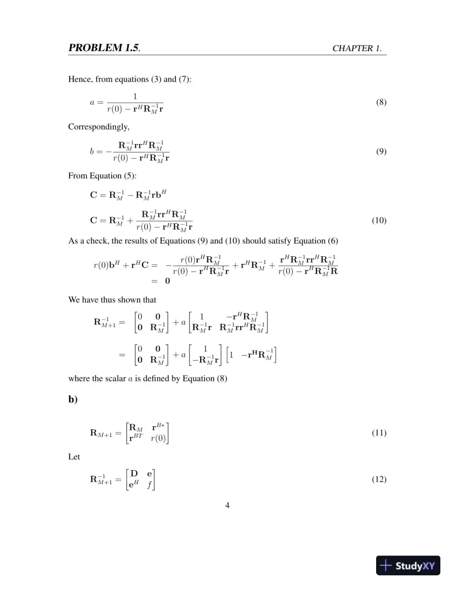 Solution Manual for Adaptive Filter Theory, 5th Edition, page 8