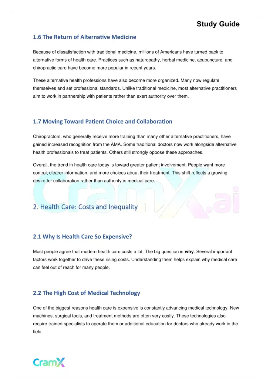 Sociology - Health and Medicine, page 3