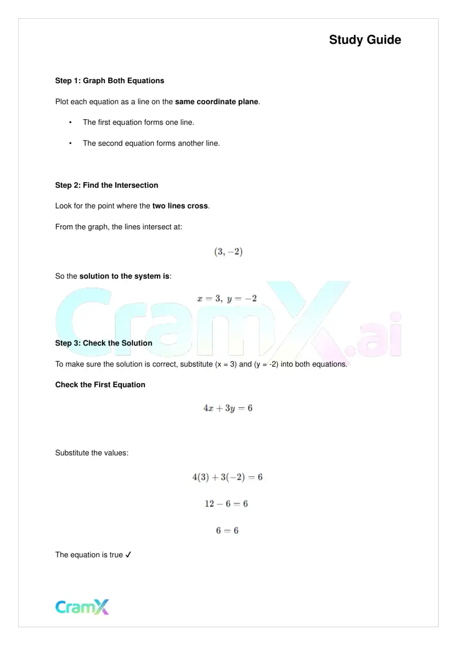 Algebra II - Linear Sentences in Two Variables, page 2